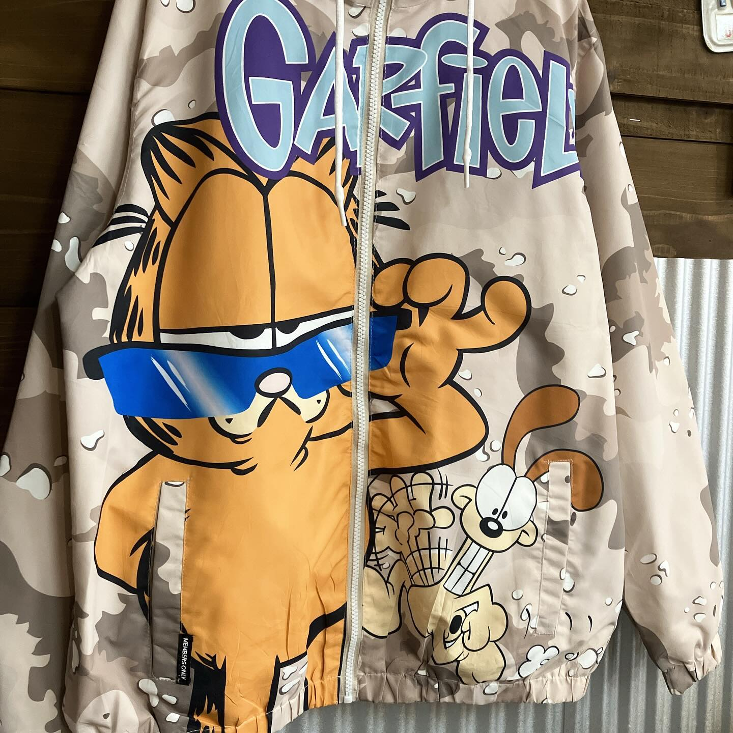 《Garfield ✖️members Only nylon...