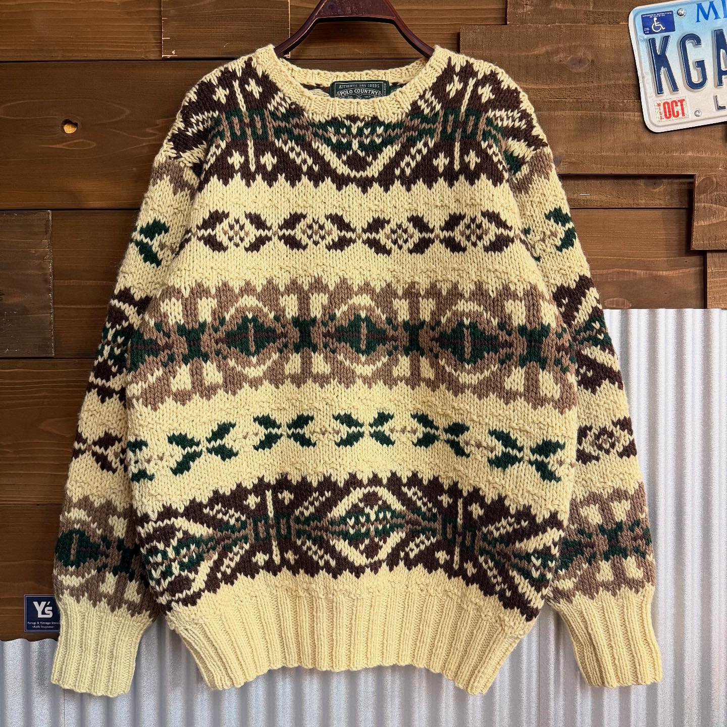 《POLO COUNTRY HAND KNIT SWEATE...