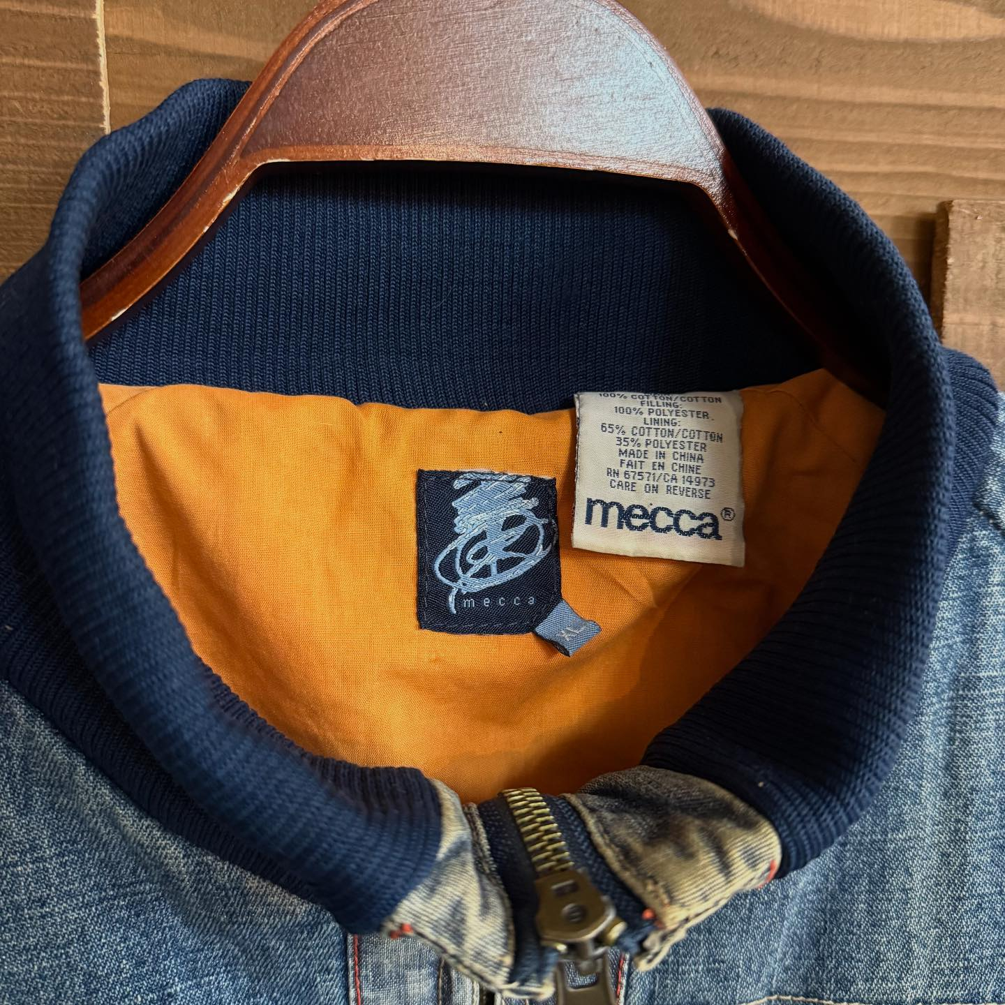 《mecca denim blouson jacket》