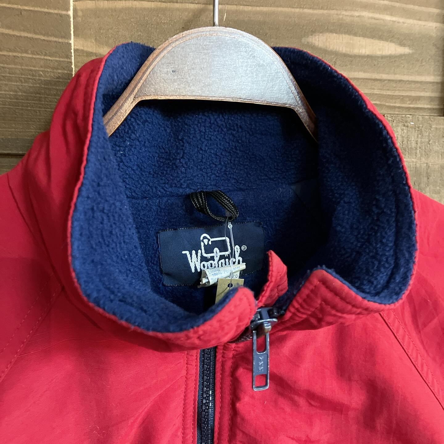 《WoolRich nylon fleece jacket》