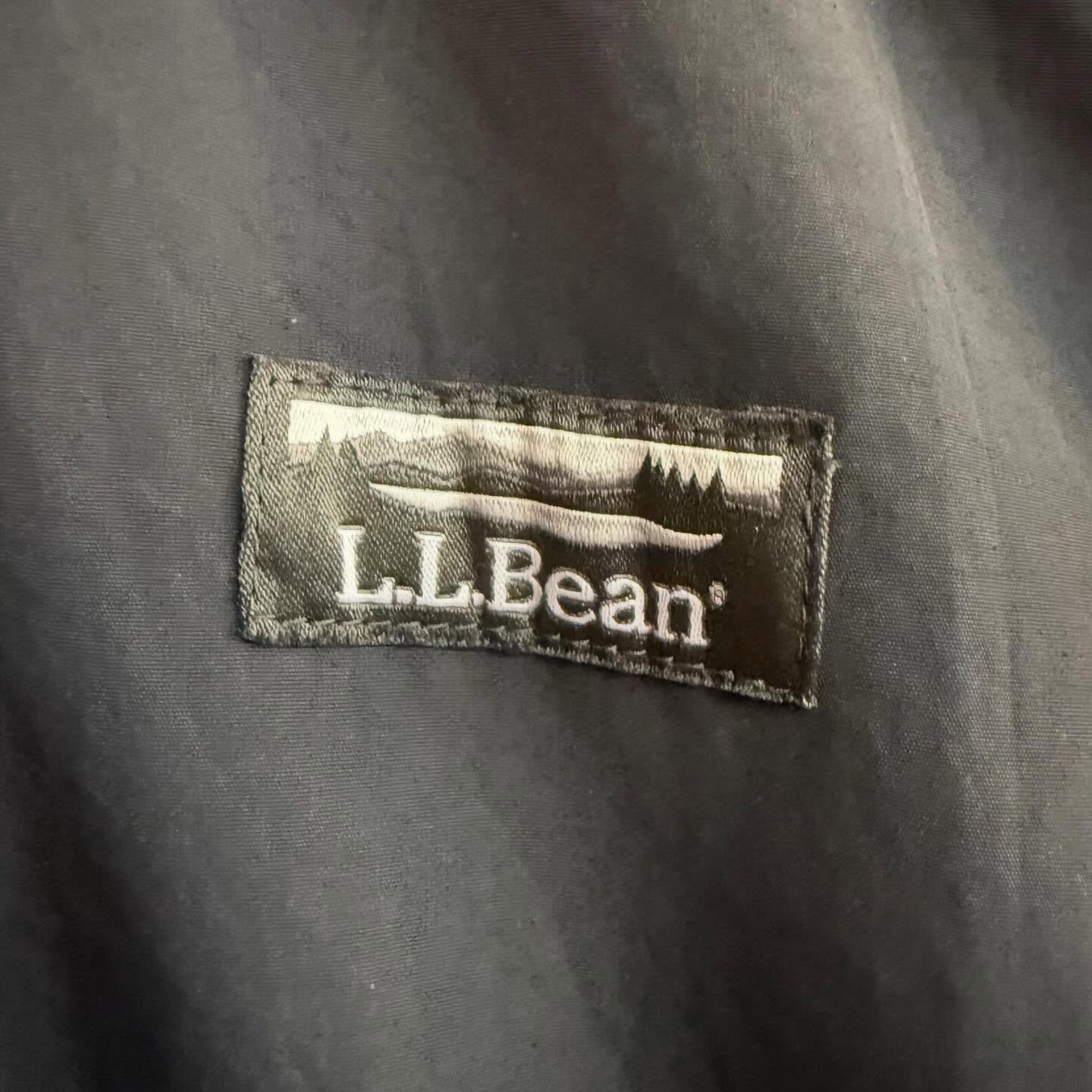 《L.LBean nylon fleece jacket》