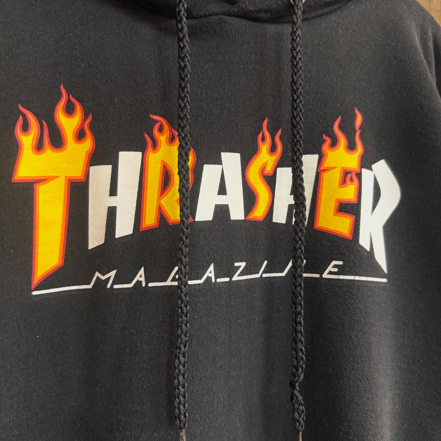 【Thrasher Flame Logo Hoodie】