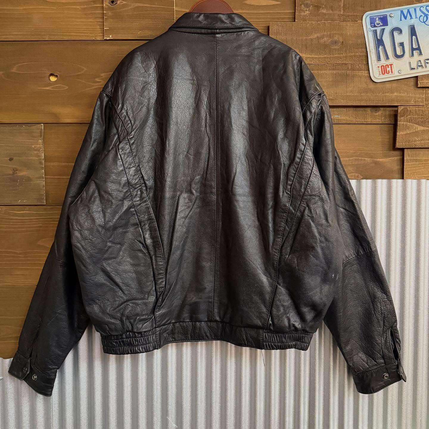 【RAGE Leather Blouson Jacket】