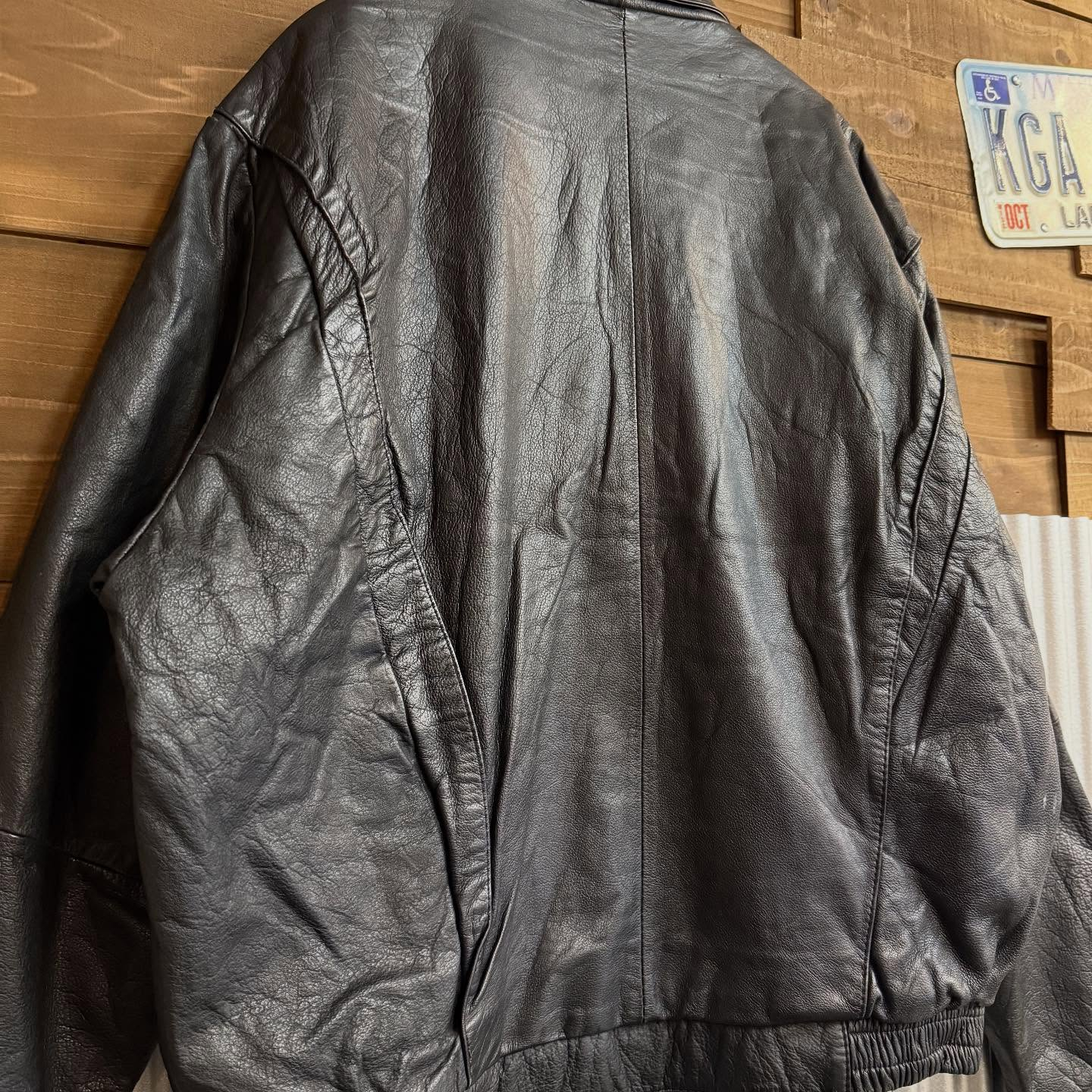 【RAGE Leather Blouson Jacket】